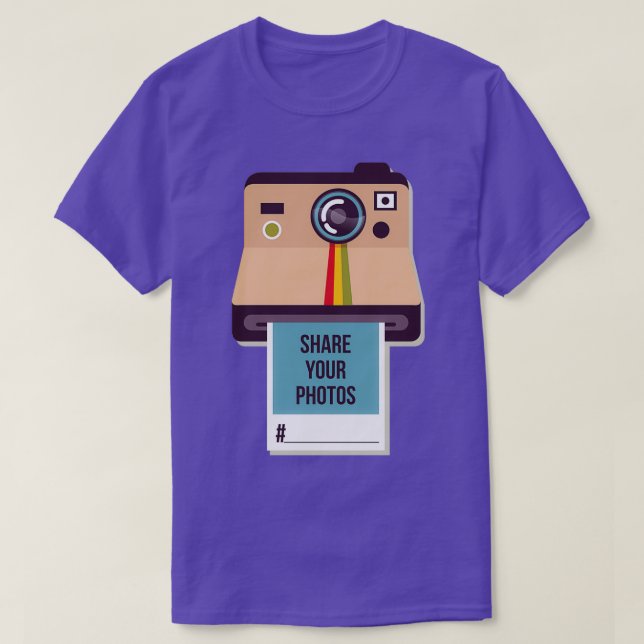 Instagram Share Your Photos T-Shirt (Design Front)