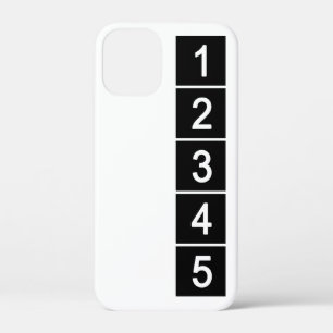 Instagram Template White 5 Photos iPhone 12 Mini Case