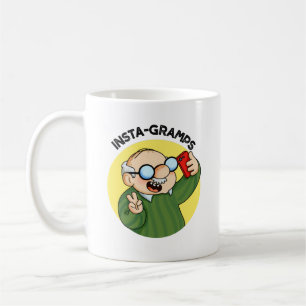Instagramps Funny Social Media Grandpa Pun  Coffee Mug