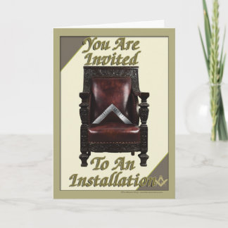 Installation Invitation