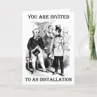 Installation Invitation Card