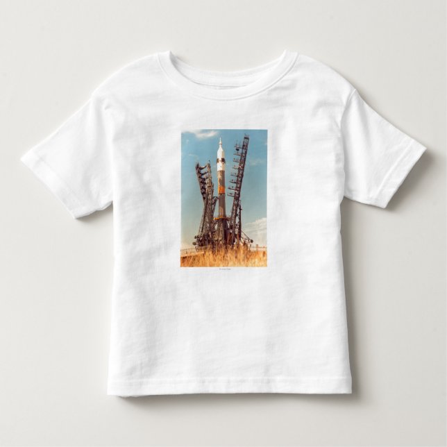 Installation of Soyuz Spacecraft at Baikonur Toddler T-Shirt (Front)
