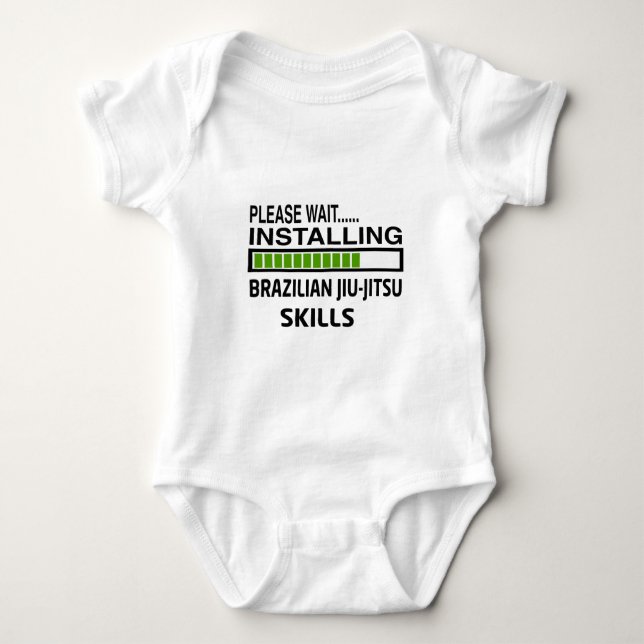 Installing Brazilian Jiu-Jitsu Skills Baby Bodysuit (Front)