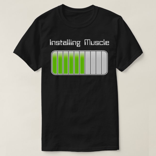Installing Muscle 1 T-Shirt (Design Front)