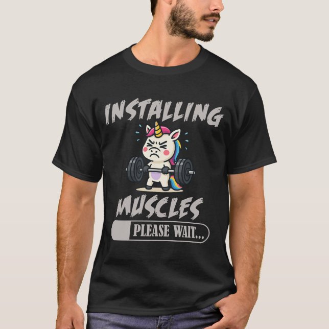 Installing Muscle Fitness T-Shirt (Front)