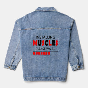 Installing Muscles Denim Jacket