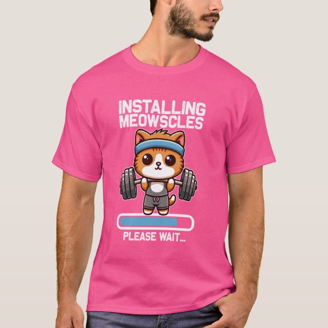 Installing Muscles - Loading - Please Wait...Fitne T-Shirt (Front)