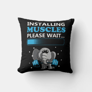 Installing muscles please wait elephant Gym Cushion