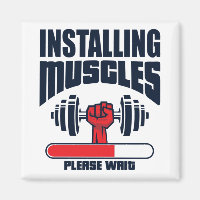 Installing Muscles Please Wait - Funny Gym