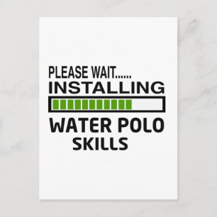 Installing Water Polo Skills Postcard