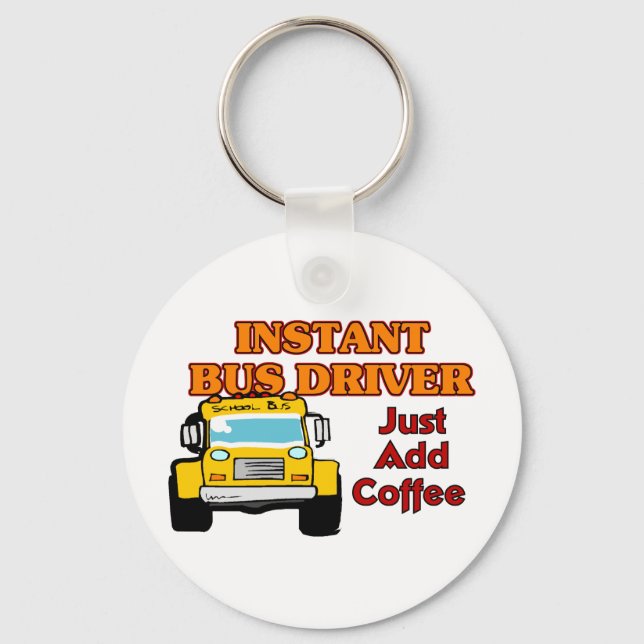 Instant Bus Driver Key Ring (Front)