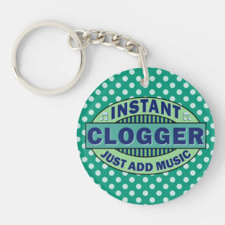 Instant Clogger Just Add Music Key Ring