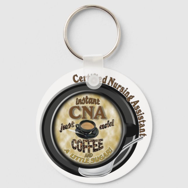 INSTANT CNA CERTIFIED NURSING ASSISTANT KEY RING (Front)