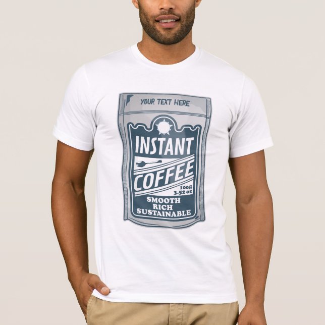 Instant coffee pop art illustration T-Shirt (Front)