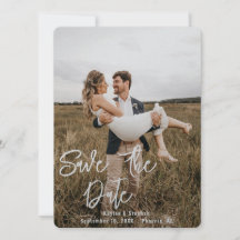 Instant Custom Script Personalised Photo Wedding 