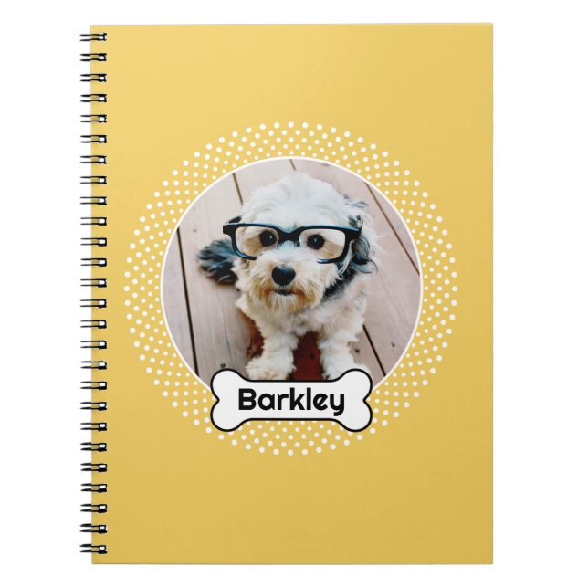 Instant Frame Custom Pet Photo Notebook (Front)