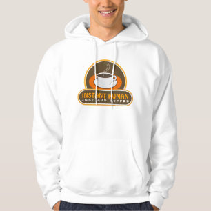 Instant Human Just Add Coffee Cup Fun Men's Hoodie
