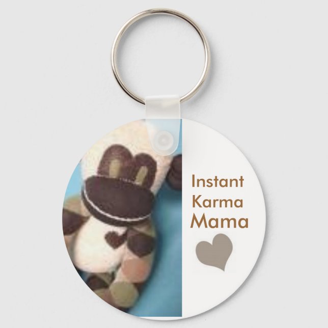 Instant Karma Keychain (Front)
