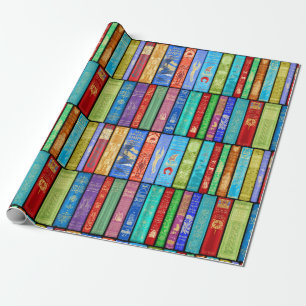 Instant Library ~ Story Time ~Light and Bright Wrapping Paper