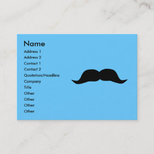 Instant Moustache Business Cards