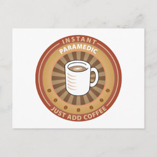 Instant Paramedic Postcard