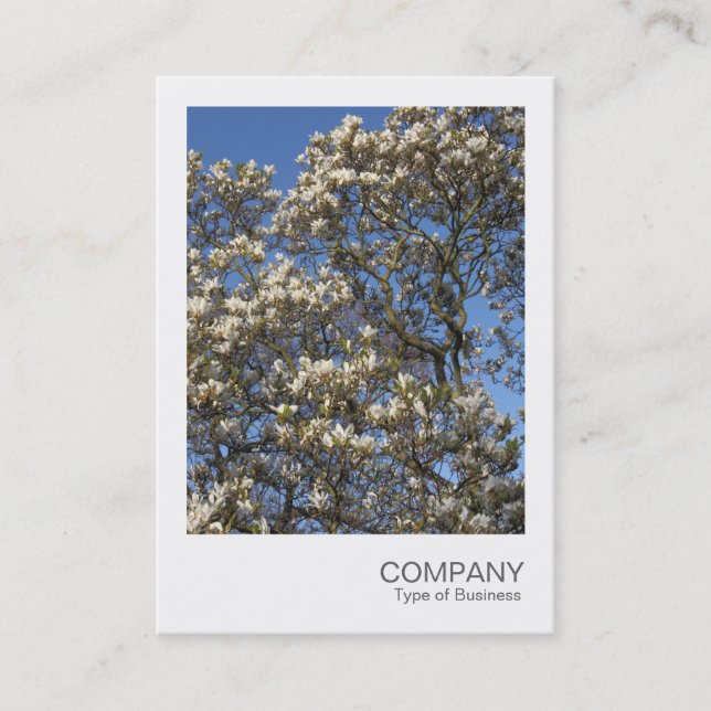 Instant Photo 011 - Magnolia Tree Business Card (Front)