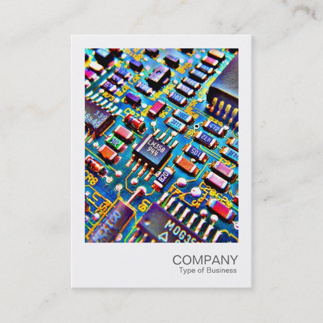 Instant Photo 019 - Beautiful Circuitry Business Card (Front)