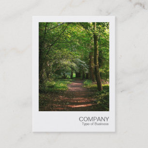 Instant Photo 031 - Path in the Woods Business Card
