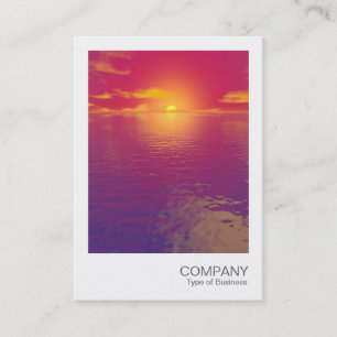 Instant Photo 034 - Sunrise Sunset Business Card