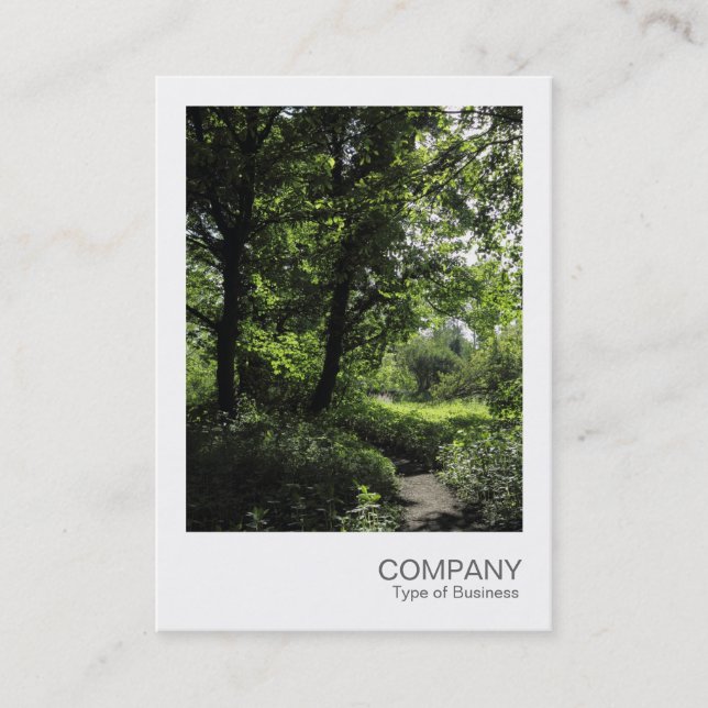 Instant Photo 041 - Spring in the Woods Business Card (Front)