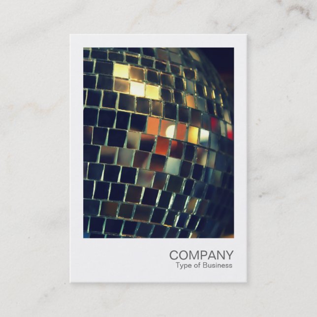 Instant Photo 051 - Mirror Ball Business Card (Front)