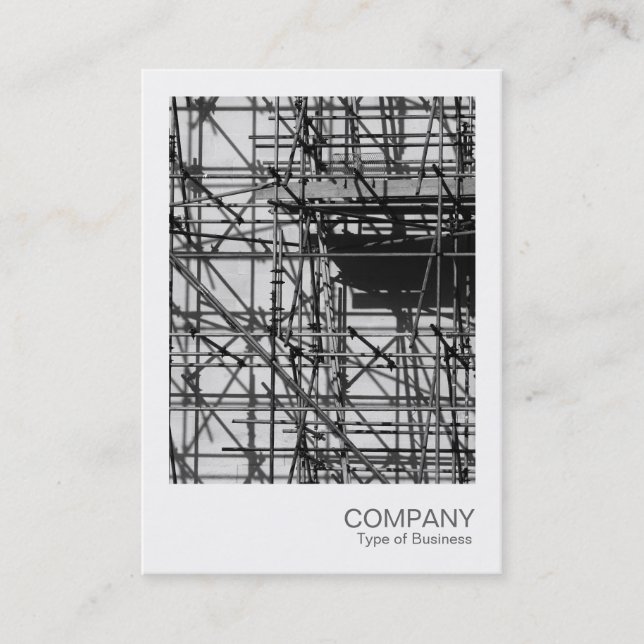 Instant Photo 086 - Scaffolding Business Card (Front)