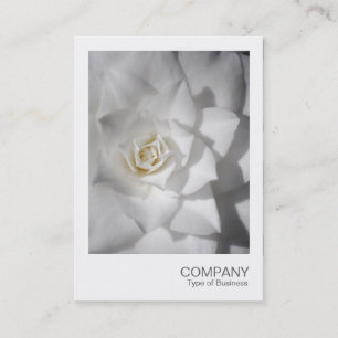 Instant Photo 088 - White Camellia Business Card