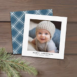 Instant Photo Gallery - Minimal Christmas Card<br><div class="desc">Add your favourite selfie or family snapshot. Use a square photo to create a unique and personal greeting. A simple,  thick white border on the front with an area to add a holiday greeting. If you need to adjust the pictures,  click on the customise tool to make changes.</div>