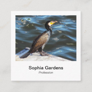 Instant Photo Style - Cormorant Square Business Ca Card