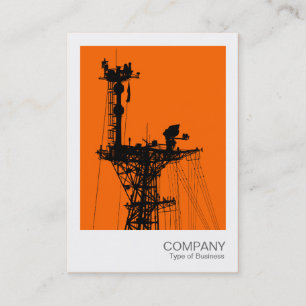 Instant Photo - Warship Radio Mast Business Card