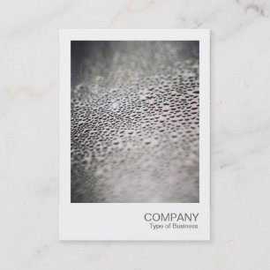 Instant Photo - Water Droplets on Glass 02 Business Card