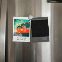 Instant photograph retro memory keepsake