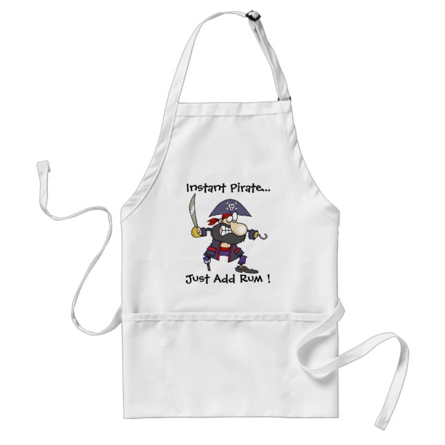 Instant Pirate..., Just Add Rum ! Standard Apron (Front)