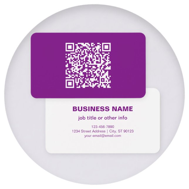 Instant QR code with Your Website URL | Purple (Creator Uploaded)
