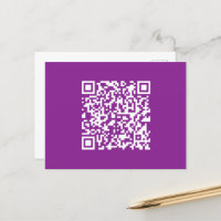 Instant QR code with Your Website URL | Purple