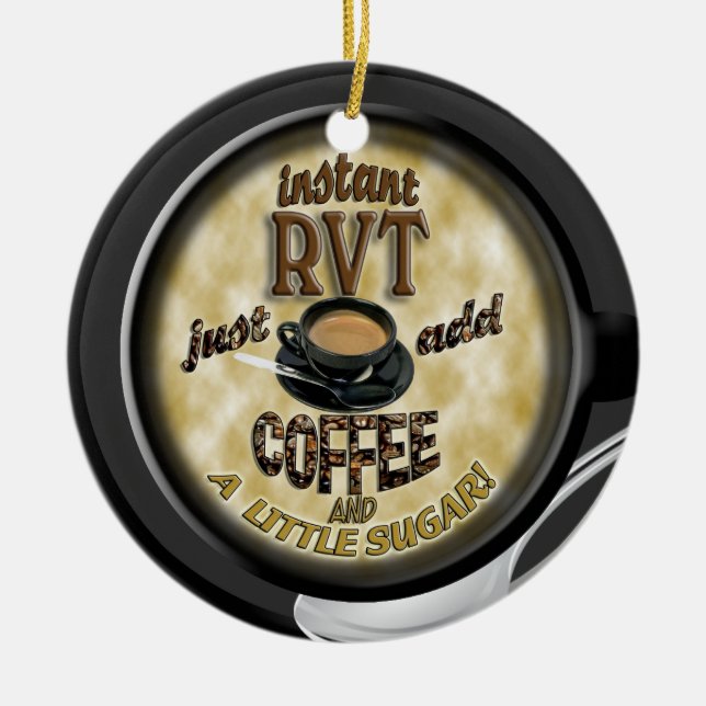 INSTANT RVT - ADD COFFEE - CHRISTMAS ORNAMENT (Front)