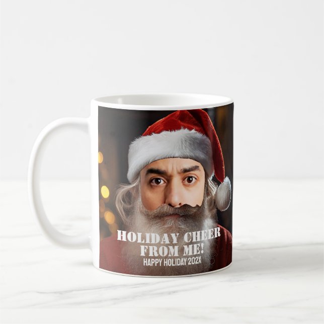 Instant Santa! Just add your face.  Coffee Mug (Left)