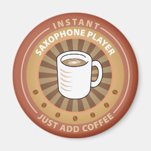 Instant Saxophone Player Magnet