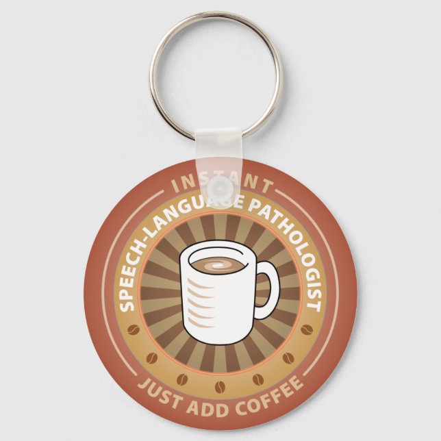 Instant Speech-Language Pathologist Key Ring (Front)