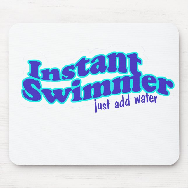 instant swimmer mouse pad (Front)