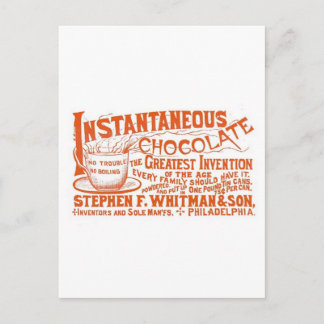 Instantaneous Chocolate! Postcard