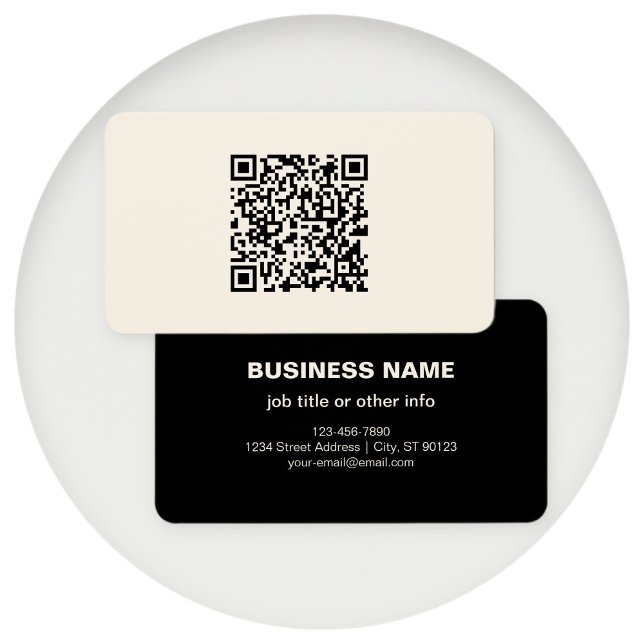 Instantly Create a QR Code | Editable Off White (Creator Uploaded)