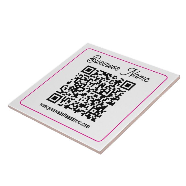 Instantly Create a Scannable QR code for Business Tile (Side)