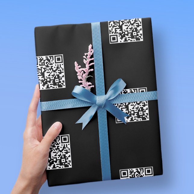 Instantly Create QR Code w/Tiled Pattern Wrapping Paper (Creator Uploaded)